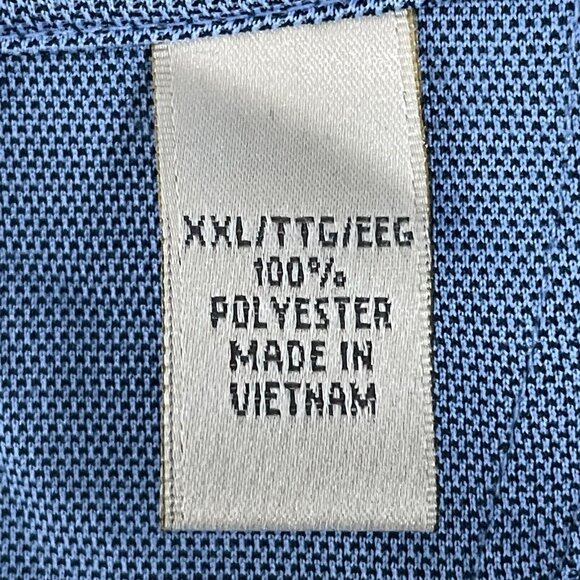 Tehama Legacy Hills Golf Club Polo Short Sleeve Blue Shirt Button Up Size 2XL - Picture 4 of 14